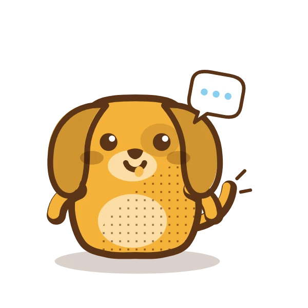 ENFP 팔랑 강아지 캐릭터