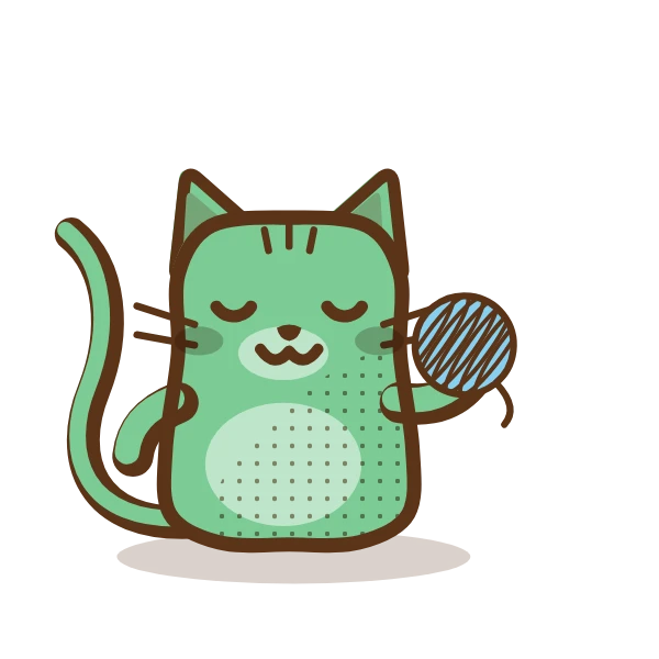 ISFP 살금 고양이 캐릭터
