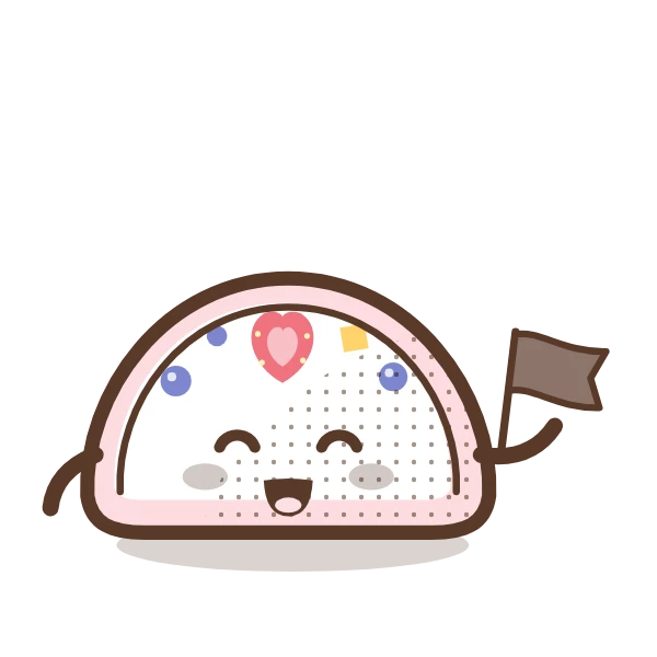 요거트 크림떡 캐릭터