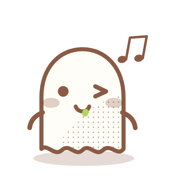 말랑 가벼운 바람떡 캐릭터