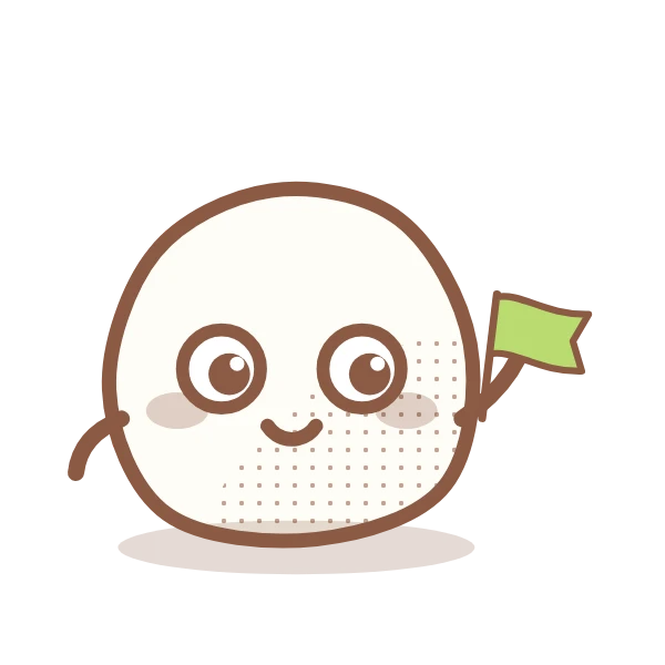 한번 붙으면 찹쌀떡 캐릭터